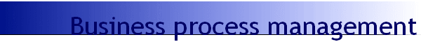 Business process management